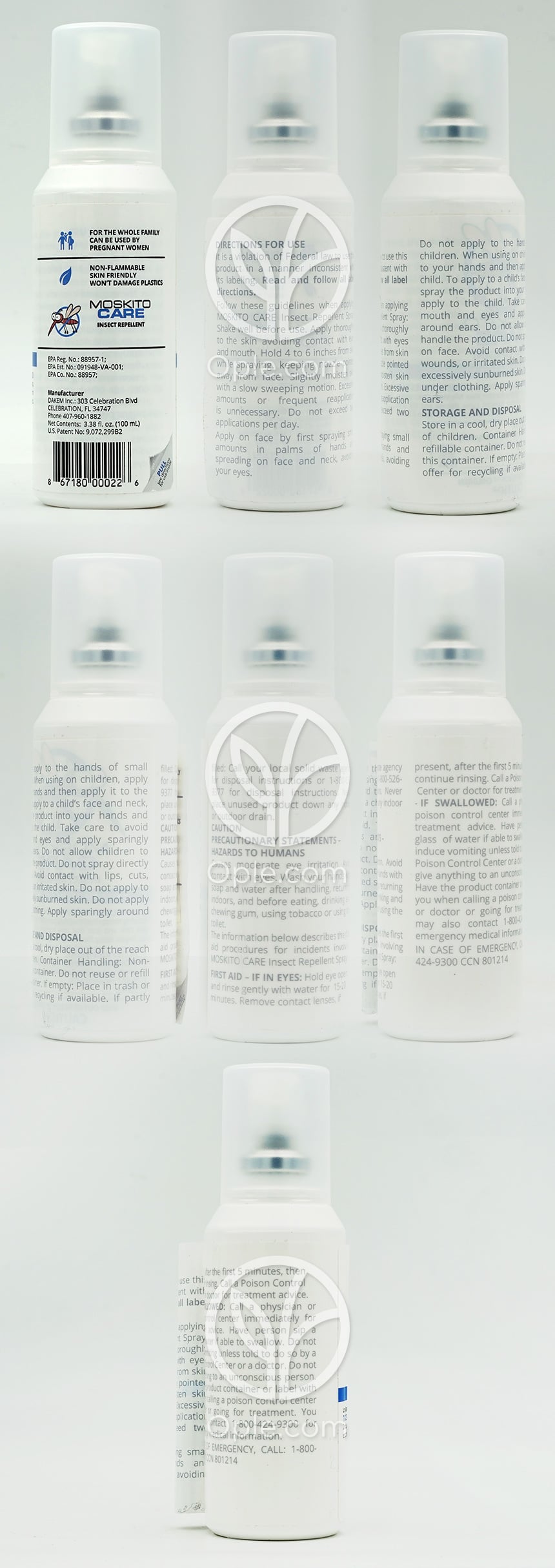모스킨토_모스키토 케어 벌레 퇴치제, 100ml — 후면