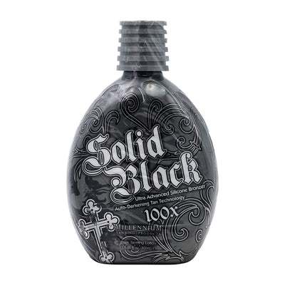 ミレニアムタンニングプロダクト_ソリッドブラック、100 x ダークタンニングローション 400ml