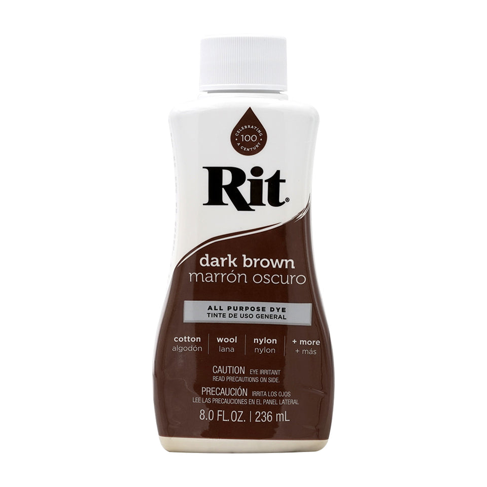 RIT DYE_多目的染料リキッド ダークブラウン、236ml