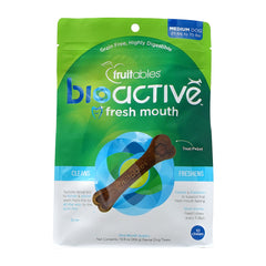 Bioactive Fresh Mouth Dental Dog Treats for Medium Dog (25 lbs to 70 lbs),  10 Chews